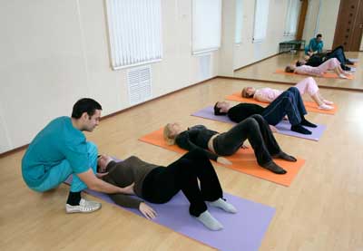 Упражнения за цервикална и гръдна остеохондроза