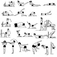Упражнения на гърба със сколиоза