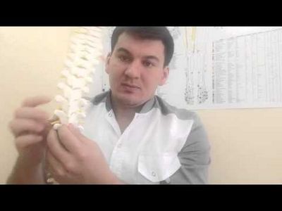 Упражнения за обратно от херния на Видеото на гръбначния стълб