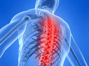Хернизиран диск на гръбначния стълб на гръдния кош