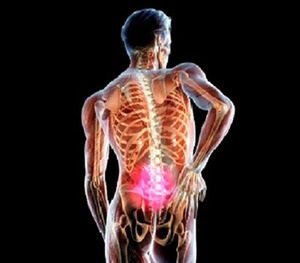 Болки в гърба в долната част на гърба и краката