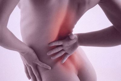 Болка в долната част на гърба с хемороиди