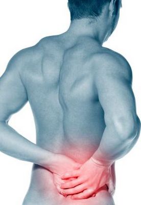 Болка в долната част на гърба и встрани