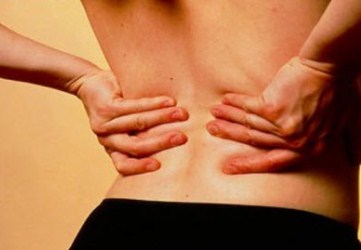 Болка в дясната и в долната част на гърба на жените
