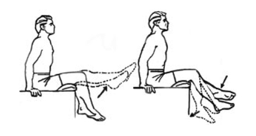 Комплексни упражнения след подмяна на колянната става