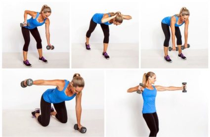 Основни упражнения за гръбначните мускули с гири