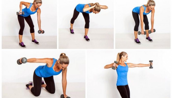 Упражнения за гръбначни мускули с гири