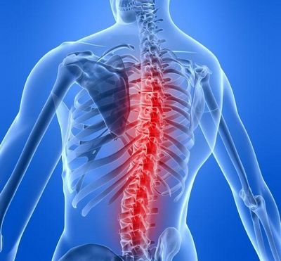 Причината за болката между раменете на гърба