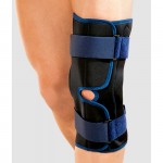 Ортези на колянната става (меки, постоперативни, подложки за коляното за деца), снимка на коляното