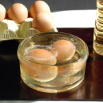 Третиране на калценалните нашественически средства (оцет и яйце)