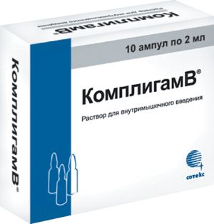 Комплексен наркотик Kompligam B: инструкции, прегледи и аналози на лекарствата