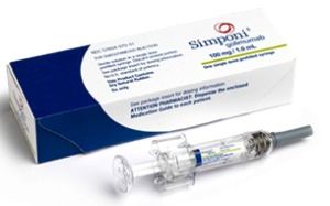 Употреба на лекарства на Simponi за заболявания на ставите