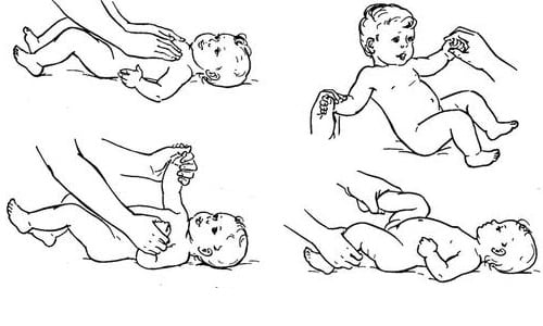 Техниката на релаксиращ масаж за новородени и бебета с мускулна хипертония