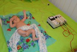 Електрофореза на шийката на бебето