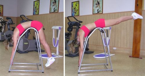 Упражнения на симулатора Hunchback за гръбначния стълб