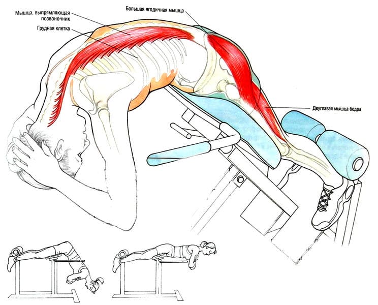 Терапевтични упражнения с лумбална издатина на гръбначни дискове