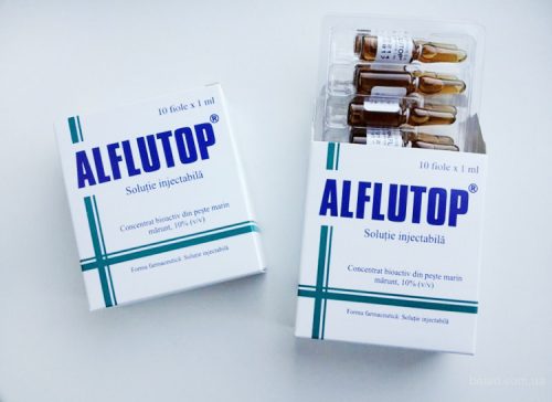 Приложение на инжекции Alflutop от заболявания на ставите