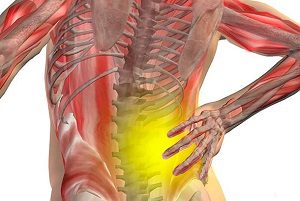Болка в долната част на гърба и в страните на корема