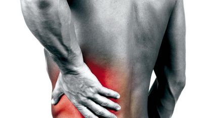 Болка в долната част на гърба на мускулните болки