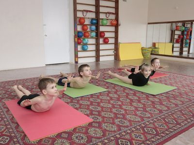 Упражнения по позата за предучилищните деца