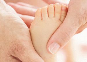Детски масаж на краката