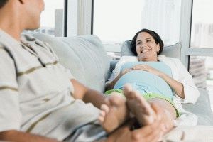 Конвулсии по време на бременност при телета на краката
